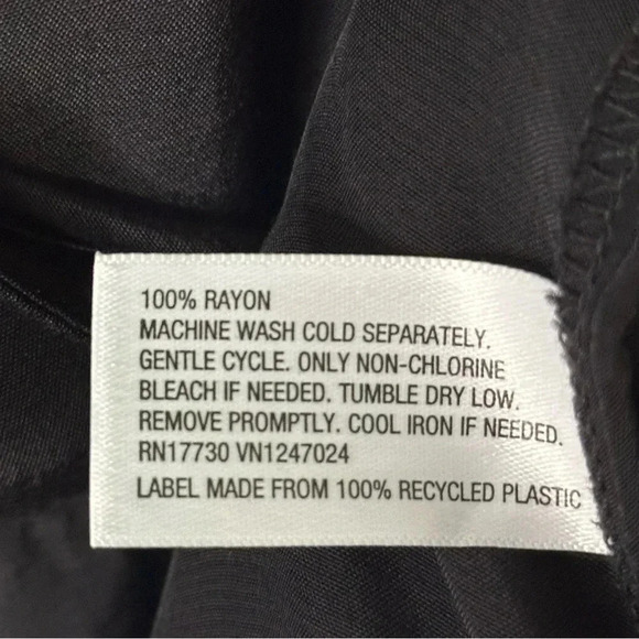 A New Day little black dress midi balloon sleeve whimsy Goth, bohemian plus size - Picture 6 of 9